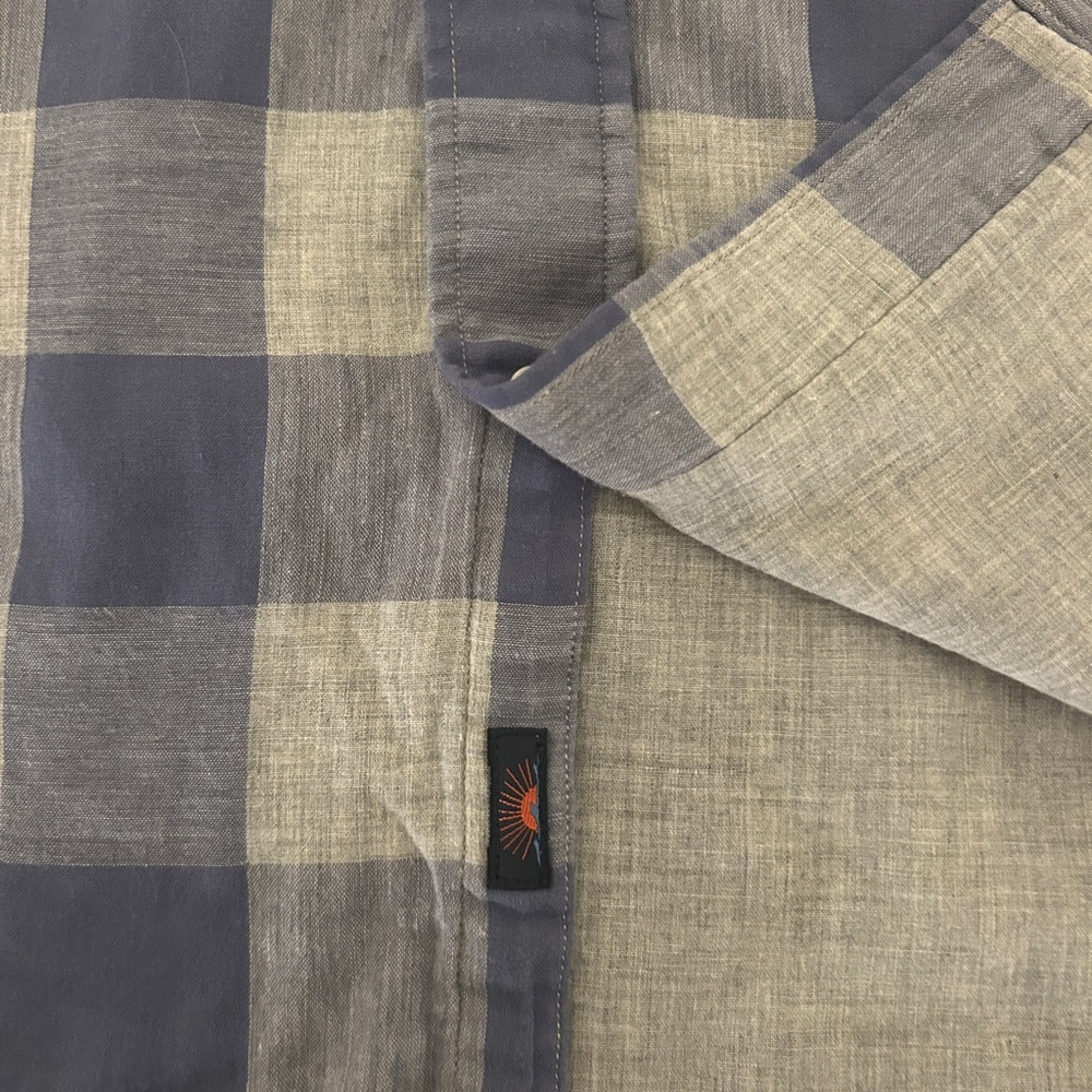 Faherty Checkered Casual Button-Down Long Sleeve … - image 4